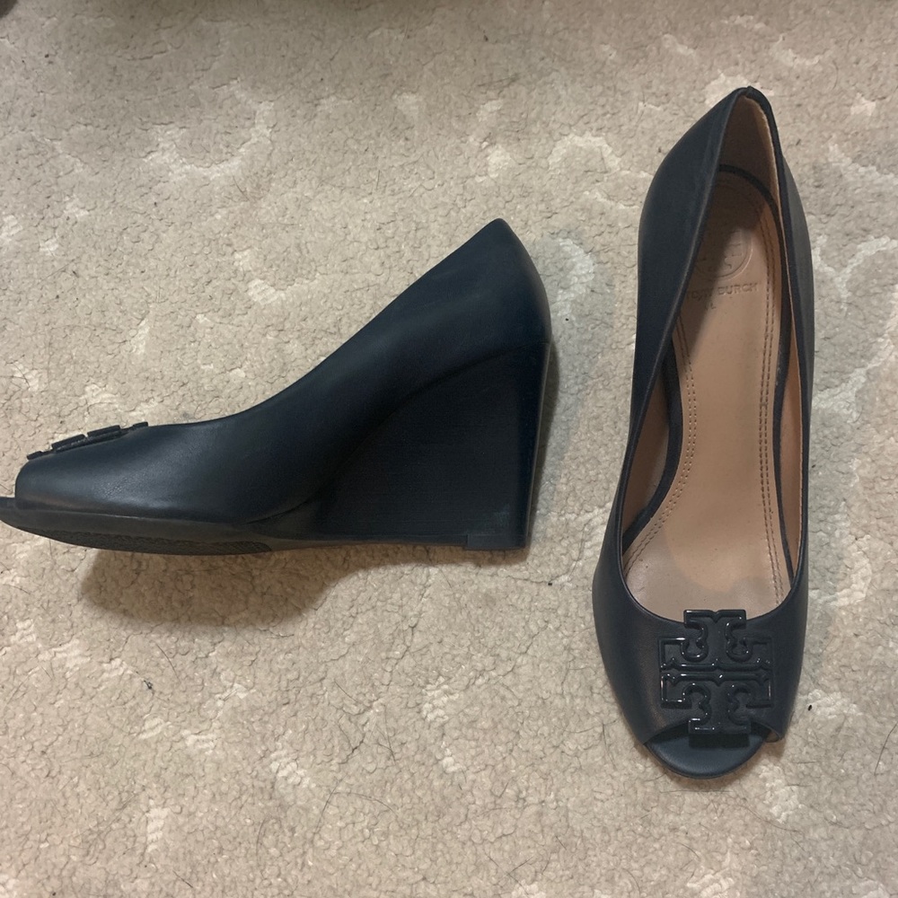 Tory Burch Multi-Logo Wedges